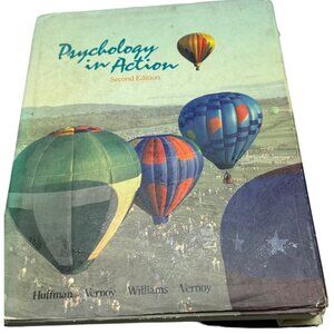 Psychology in action 2nd edition by Huffman hardcover text book John Wiley READ